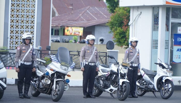 Polresta Tidore Gelar Apel Pasukan Operasi Keselamatan Kie Raha 2025