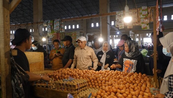 Sidak di Pasar Gosalaha Tidore H-1 Ramadhan, Stok Bapok dan Stabitilas Harga Aman
