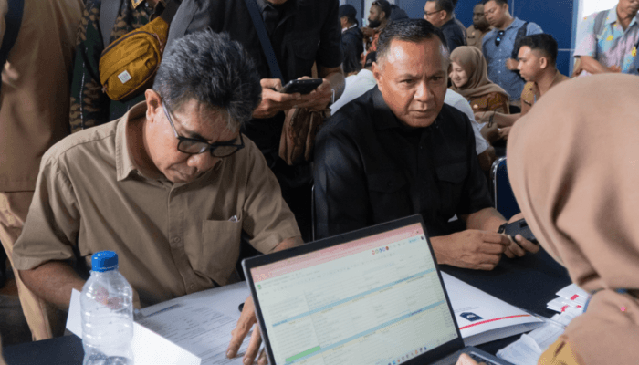 Jelang Pelantikan, Muhammad Sinen – Ahmad Laiman Jalani Registrasi dan Pemeriksaan Kesehatan