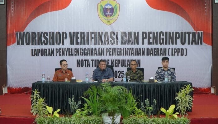 Pemkot Tidore Kepulauan Gelar Workshop Verifikasi dan Penginputan LPPD 2025