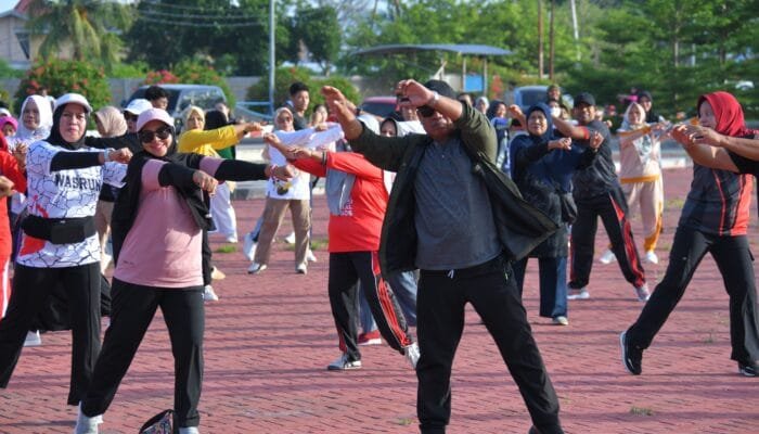 KAHMI Kota Tidore Gelar Jalan Santai dan Senam Bersama dalam Rangka Milad HMI ke-78