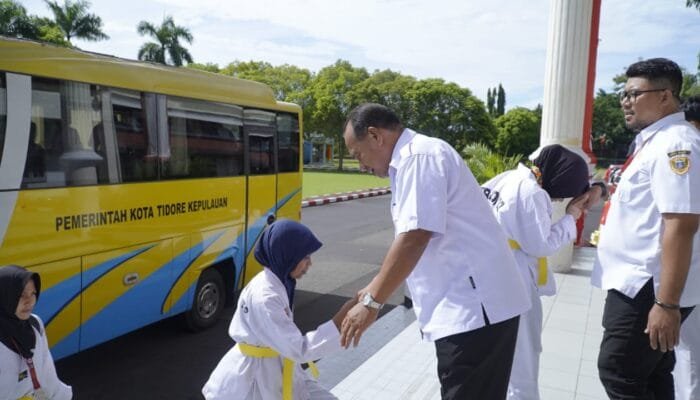 Pemerintah Kota Tidore Kepulauan Bangga Sambut Kontingen Atlet Taekwondo Juara Umum di Manado