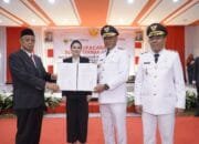 Serah Terima Jabatan Wali Kota dan Wakil Wali Kota Tidore Kepulauan Disaksikan Gubernur Maluku Utara Sherly Laos