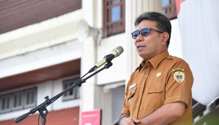 Wawali Tidore Soroti Dana Bagi Hasil yang Belum Disalurkan Pemprov Malut Saat Pimpin Apel Gabungan
