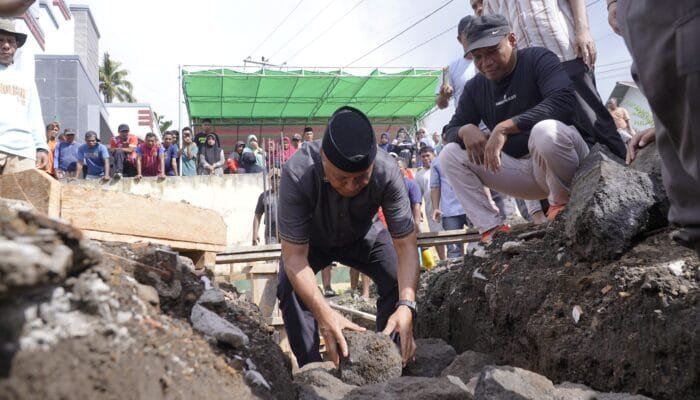 Wali Kota Letakkan Batu Pertama, Pembangunan Masjid Nurul Huda Resmi Dimulai