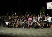 Streetball Menyala di Pantai Tugulufa, Sultan Nuku Basketball Bangun Kolaborasi lewat Seni Lapangan Asfal