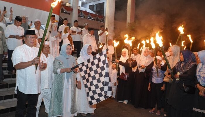 Meriahkan Tahun Baru Islam, Pemkot Tidore Gelar Pawai Obor