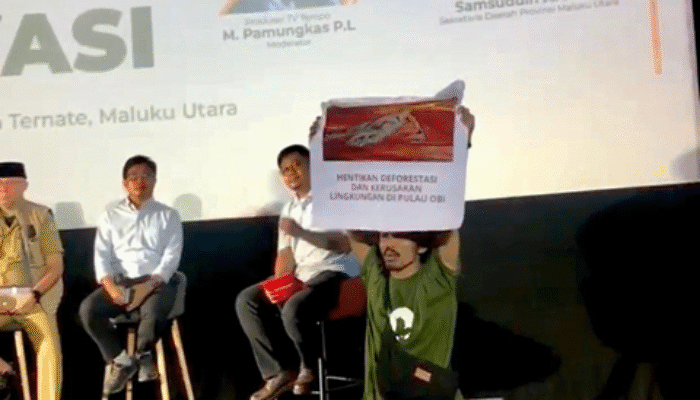 WALHI Maluku Utara dan Warga Kawasi Protes Film Dokumenter Produksi Tempo TV dan PT Harita