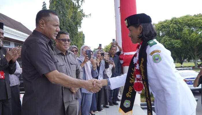 Wali Kota Tidore Sambut Paskibraka Nasional Beatrix Missy