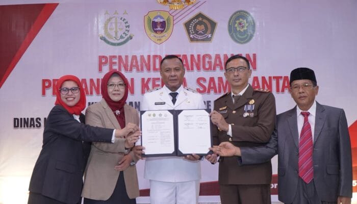 Dukcapil Tidore Kerjasama Pelayanan Terpadu dengan Tiga Instansi Vertikal