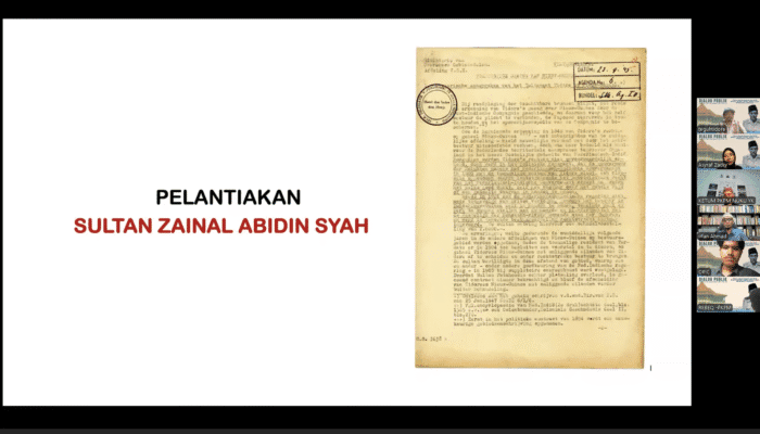 PKPM Nuku Yogyakarta Serukan Sultan Zainal Abidin Syah Jadi Pahlawan Nasional