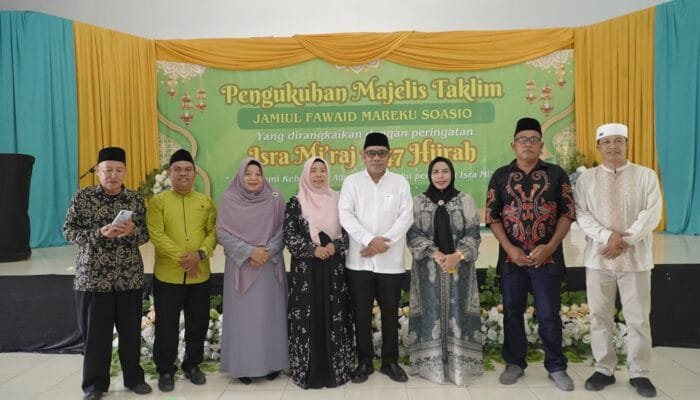 Wawali Tidore Hadiri Pengukuhan Majelis Ta’lim Jamiul Fawaid dan Peringatan Isra Miraj