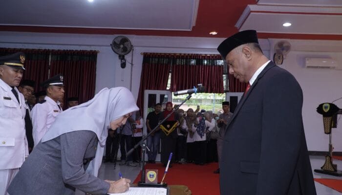 Terapkan Manajemen Talenta ASN, Wali Kota Tidore Kepulauan Lantik 104 Pejabat