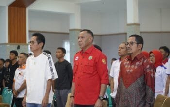 Wali Kota Tidore Hadiri Pelantikan Pengurus PBVSI Halmahera Selatan