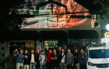 Jejaring Ekraf Malang Gelar Instalasi Cahaya di Eks Toko Roti “Delicious”