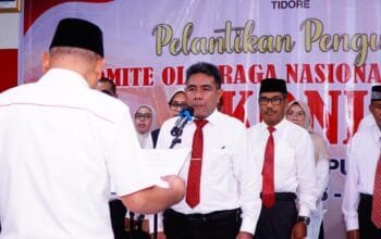 Ahmad Laiman Resmi Dilantik sebagai Ketua Umum KONI Kota Tidore 2026–2030