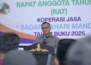 Buka RAT Koperasi Sadar Bahari Mandiri, Wali Kota Tidore Tekankan Profesionalisme dan Keselamatan Penumpang