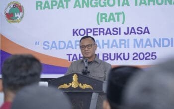 Buka RAT Koperasi Sadar Bahari Mandiri, Wali Kota Tidore Tekankan Profesionalisme dan Keselamatan Penumpang