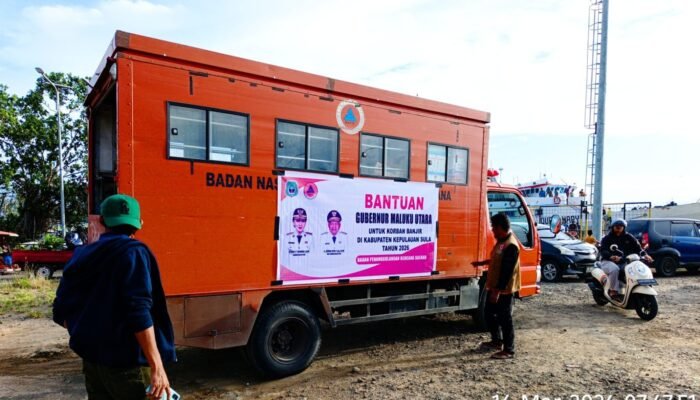 Pemprov Maluku Utara Respon Cepat Salurkan Bantuan Kemanusiaan Untuk Warga Terdampak Banjir di Sula