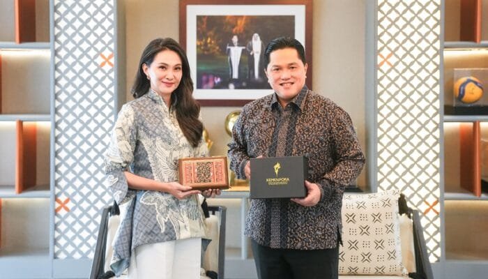 Gub Sherly Sambangi Menpora, Bawa Misi Besar Untuk Olahraga Maluku Utara