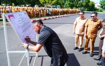 Pemkot Tidore Gelar Apel Hardiknas, Deklarasi Komitmen SPMB 2026/2027