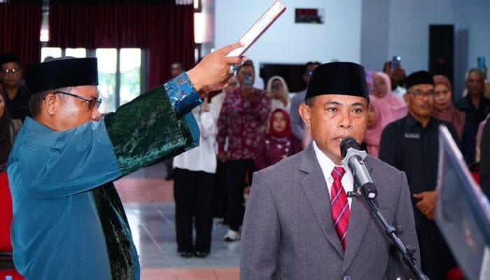 Abubakar Nurdin Resmi diLantik Sebagai Direktur Perusda Air Minum Ake Mayora Kota Tidore Kepulauan