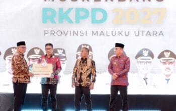 Kota Tidore Kepulauan Raih Penghargaan 8 Aksi Konvergensi Penurunan Stunting 2025