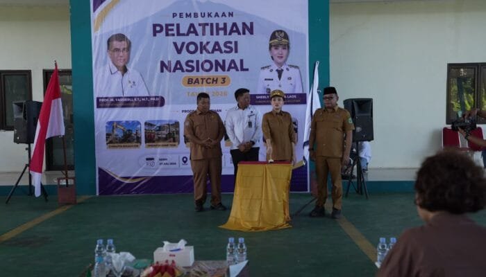 Gubernur Sherly Buka Pelatihan Vokasi Nasional Batch 3 Kemenaker,Target 6.600 Pekerja di Maluku Utara