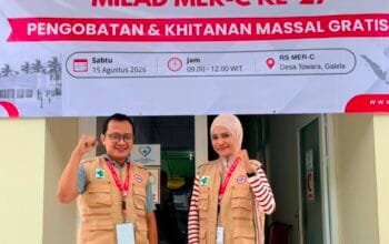 Semangat Kemanusiaan dari Tidore, IDI Kirim Dua Dokter Spesialis ke Bakti Sosial MER-C