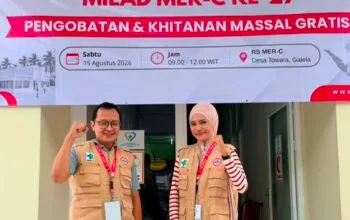 Semangat Kemanusiaan dari Tidore, IDI Kirim Dua Dokter Spesialis ke Bakti Sosial MER-C