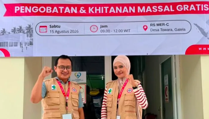 Semangat Kemanusiaan dari Tidore, IDI Kirim Dua Dokter Spesialis ke Bakti Sosial MER-C