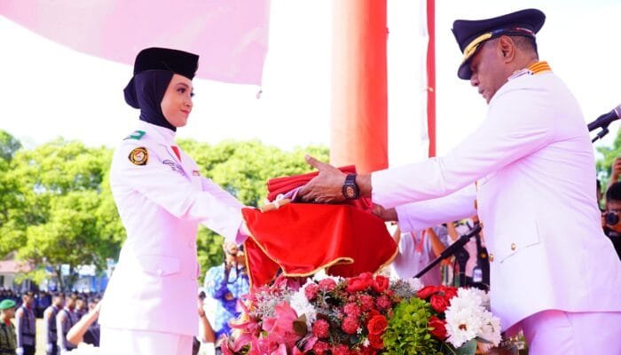 Upacara HUT ke-81 RI di Tidore Berlangsung Khidmat, Wali Kota Pimpin Langsung