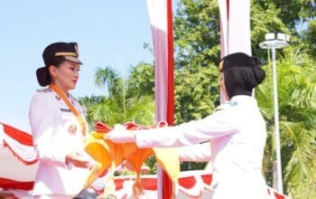 Gubernur Sherly Pimpin Upacara HUT ke-81 RI di Sofifi