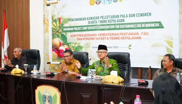 Pemkot Tidore Perkuat Konservasi Pala dan Cengkeh Bersama FAO
